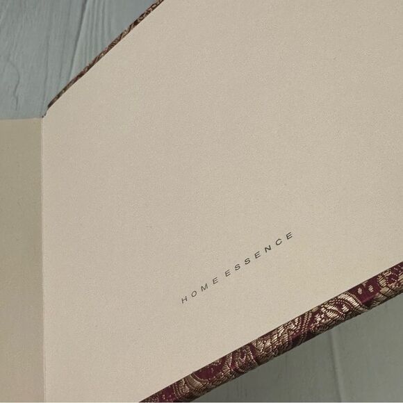 Vintage Photo 50 Page Album Book Burgundy Paisley Gold - Picture 8 of 8